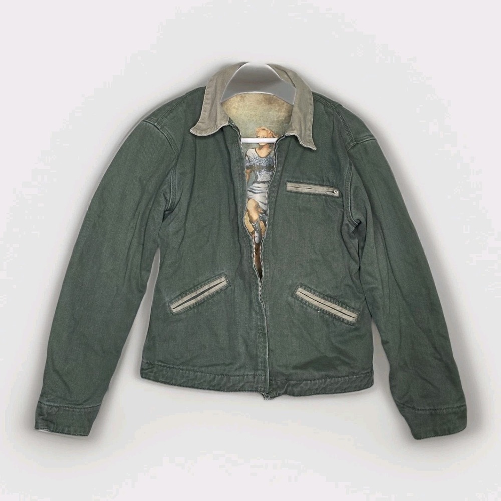 Vintage Ethyl Pure Cowgirl Pin Up Women's Western Chore Canvas Jacket Medium